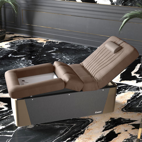 皮质水疗足疗椅 - Amalfi - Lemi BEAUTY & SPA - 带脚凳 / 带头枕 / 布艺