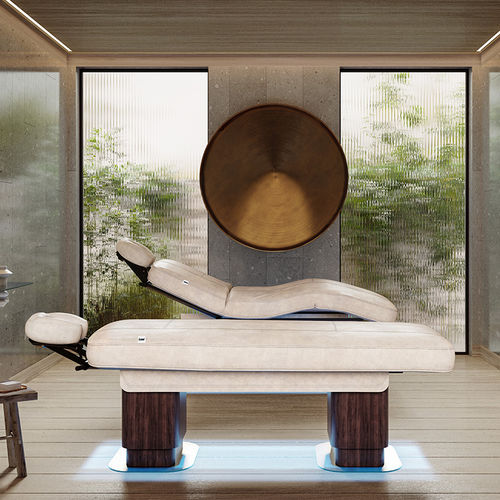 电动按摩床 - MILANO - Lemi BEAUTY & SPA - 木质 / 金属 / 皮质