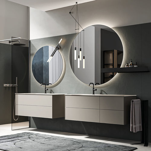 嵌入式台盆 - BOREALE - Agorà Group - Corian®可丽耐 / 玻璃 / 带台面
