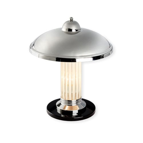 台灯 - LIMOGES ART.11 - Art Deco Schneider - 镀镍黄铜 / 镀铬黄铜 / 艺术装饰风格