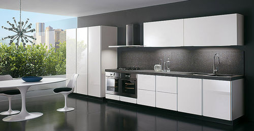 现代风格厨房 - CAPRI - Biefbi Cucine - 漆木 / 无把手 / 高光泽度表面