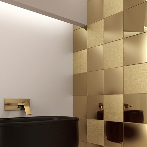 陶瓷砖 - BECOME GOLD MIX - INTHETILE - 金属光泽 / 室内 / 墙面