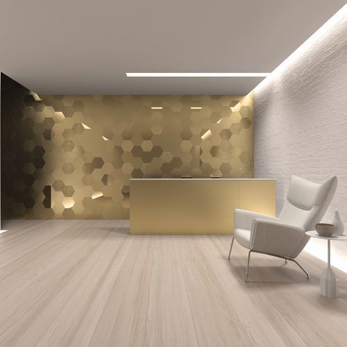 陶瓷陶地砖 - 2GEOM GOLD MIX - INTHETILE - 哑光 / 布艺 / 亮光型