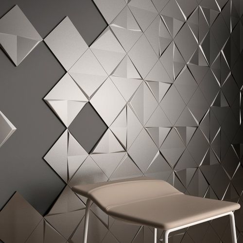 陶瓷砖 - ANGLES 1-2-3 SILVER - INTHETILE - 金属光泽 / 室内 / 墙面