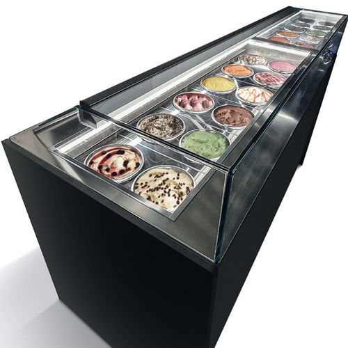 柜台冷藏展示柜 - Slim Ice - SIFA - 用于蛋糕房 / 不锈钢 / 滑门式
