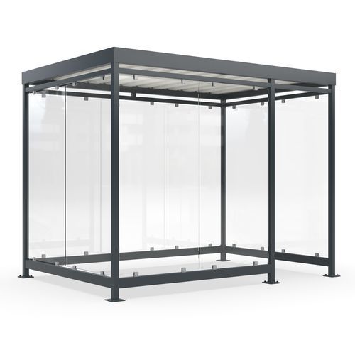 公共空间多功能遮挡棚 - Köln K3 d/b - wsm Raumsysteme - 用于城市 / 用于停车场