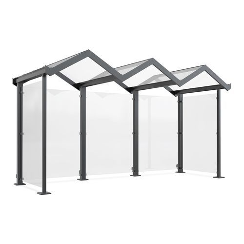 公共空间多功能遮挡棚 - Zürich Z3 - wsm Raumsysteme - 用于停车场 / 用于商业中心