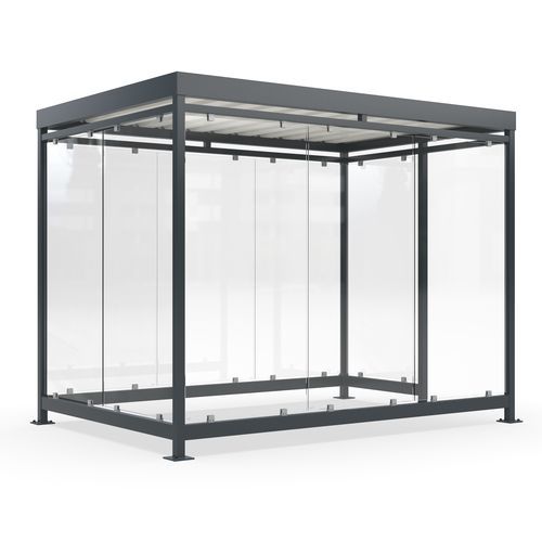 公共空间多功能遮挡棚 - Köln K3 e/a - wsm Raumsysteme - 用于城市 / 用于停车场