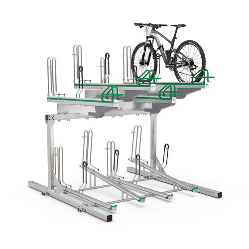 落地式自行车架 - BikeHub Premium 1/08 - wsm Raumsysteme - 安全 / 双层 / 防破坏