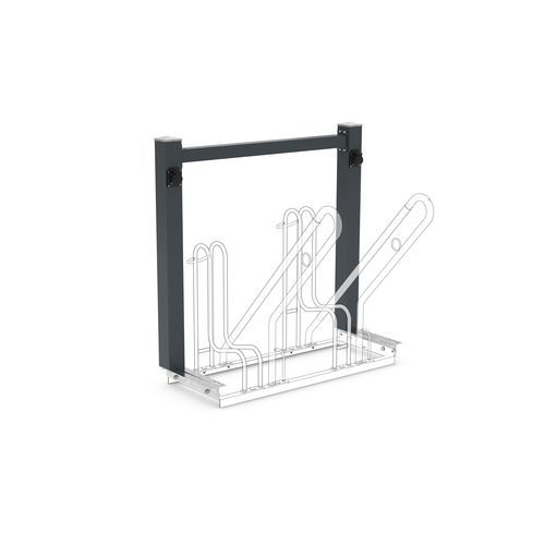 电动自行车充电站 - 105000152 - wsm Raumsysteme - 地面固定式 / 户外 / 双充电线