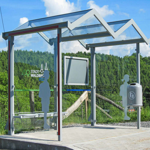 公共空间多功能遮挡棚 - Zürich Z2 - wsm Raumsysteme - 用于停车场 / 用于商业中心