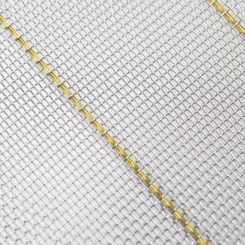黄铜金属丝网 - LINES  - MeshArt Dorstener Drahtwerke - 不锈钢 / 建筑 / 用于室内装饰