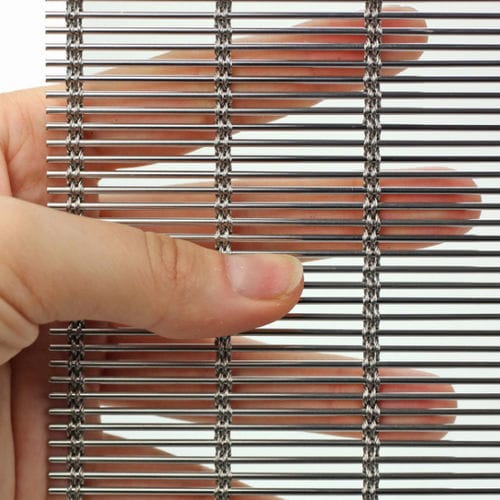 不锈钢金属丝网 - ROPES 25 - MeshArt Dorstener Drahtwerke - 建筑 / 长网格 / 紧织网布