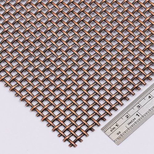 青铜金属丝网 - SHIFT BRONZE - MeshArt Dorstener Drahtwerke - 建筑 / 编织 / 板式
