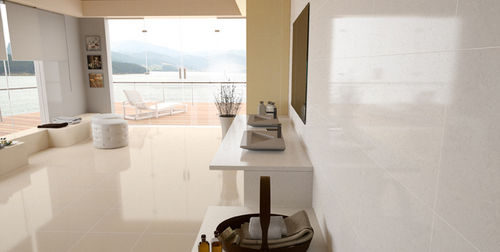 双洗手盆台面 - BEIGE FARAYA - COMPAC The Surfaces Company - 大理石