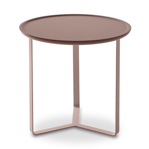 现代风格边桌 - P345 COLOUR - Ronald Schmitt Design - 涂漆中密度纤维板 / 涂漆金属钢桌脚 / 环形
