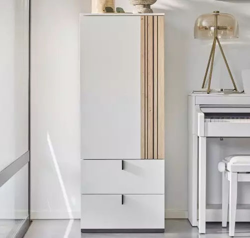 现代风格抽屉柜 - OPALE - Meubles Célio - 三聚氰胺 / 白色