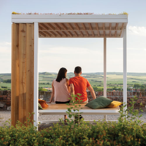 公共空间遮蔽棚 - CUBY SCREEN - mmcité street furniture