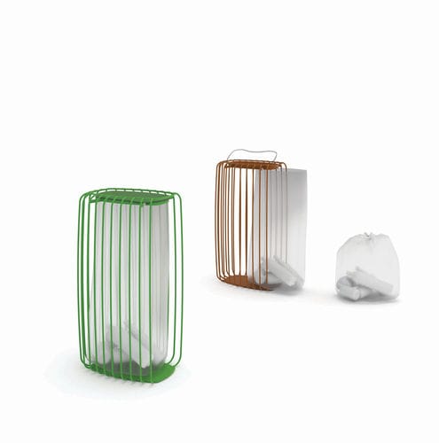 电镀钢垃圾桶 - TLESK - mmcité street furniture - 户外 / 公共空间 / 单