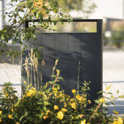 公共垃圾桶 - MULTIMINIUM - mmcité street furniture - 垃圾分类 / 电镀钢 / 铝铸铁