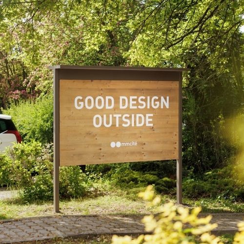 壁挂布告板 - POSTERION  - mmcité street furniture - 市政 / 钢 / 金属板