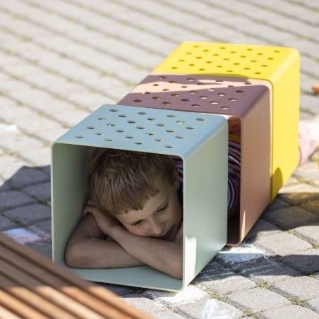 现代风格凳子 - RADIUM - mmcité street furniture - 塑料 / 金属 / 钢
