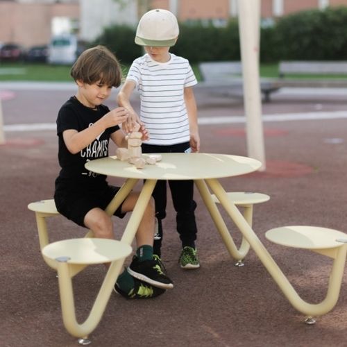 设计桌 - ORBIT - mmcité street furniture - 铝 / 钢 / 不锈钢