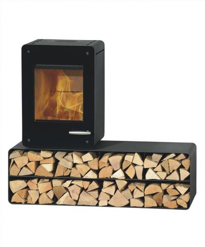 木材采暖炉 - SOLIN - Fireplace - 现代风格 / 钢