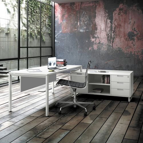 现代风格工作台 - ADAPTA PLUS - JG Group - 实木 / MDF / 三聚氰胺