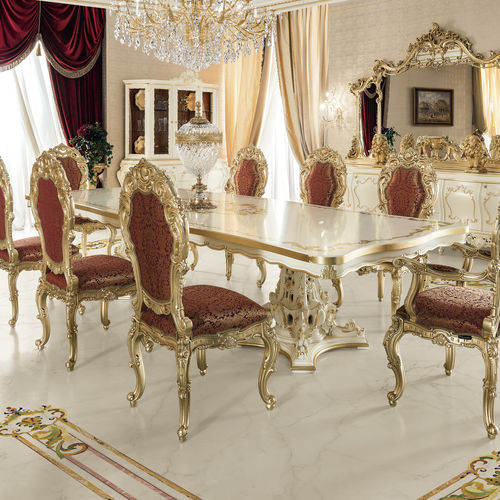 经典风格餐桌 - 15114 - Modenese Luxury Interiors - 实木 / 实木桌脚 / 长方形