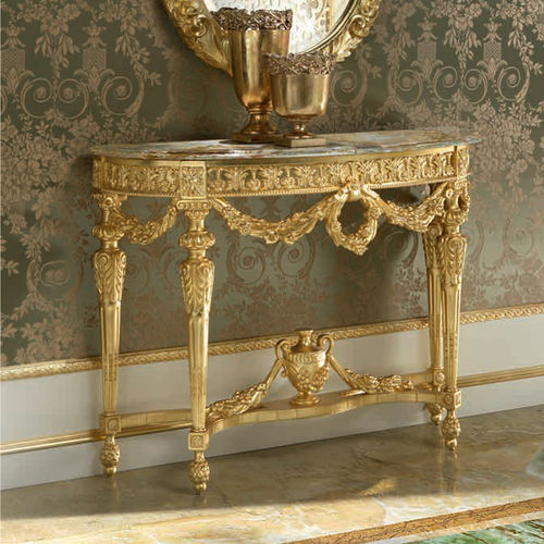 经典风格玄关桌 - 14605 - Modenese Luxury Interiors - 实木 / 半圆 / 手工