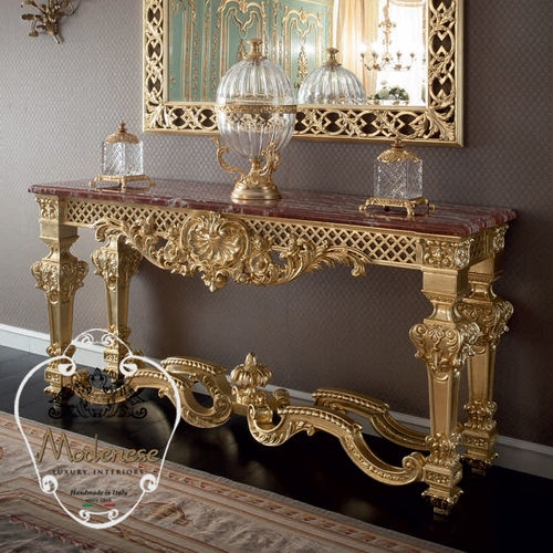 经典风格玄关桌 - 15621 - Modenese Luxury Interiors - 实木 / 长方形 / 手工