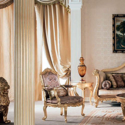 经典风格扶手椅 - 15524 - Modenese Luxury Interiors - 布料 / 实木 / 个性化颜色