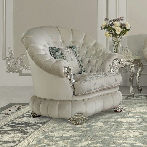 经典风格扶手椅 - 15443 - Modenese Luxury Interiors - 丝绒 / 亚麻 / 皮质