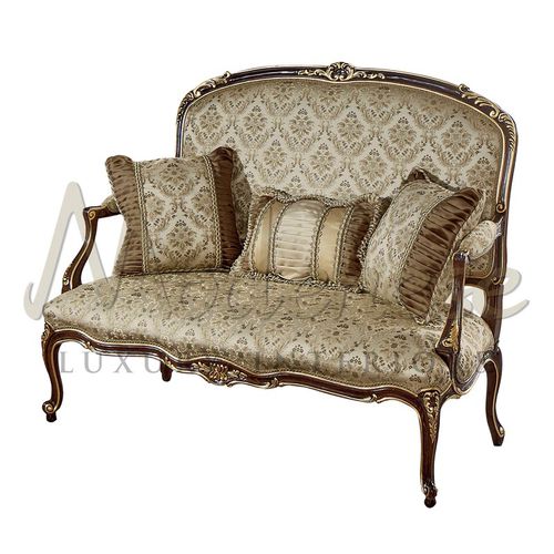 经典风格沙发 - 15422 - Modenese Luxury Interiors - 布料 / 高背 / 米色