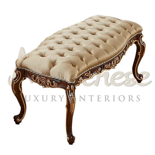 经典风格床脚凳 - 15513 - Modenese Luxury Interiors - 木质 / 布料 / 家用