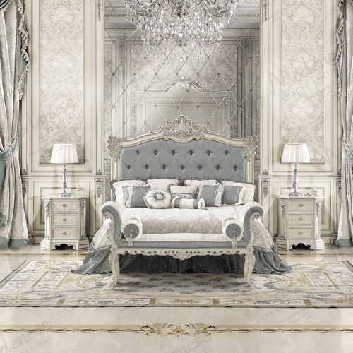 双人床 - 16231 - Modenese Luxury Interiors - 传统风格 / 带软包床头板 / 布料