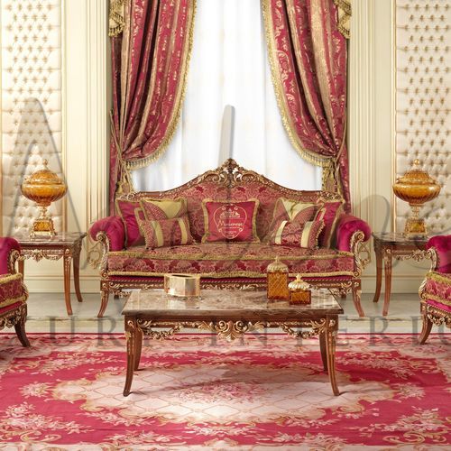 传统风格小圆桌 - 15849 - Modenese Luxury Interiors - 木质 / 大理石 / 木桌脚