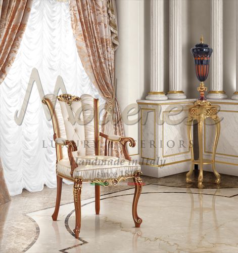 传统风格椅子 - 15548 - Modenese Luxury Interiors - 室内 / 木质 / 布料