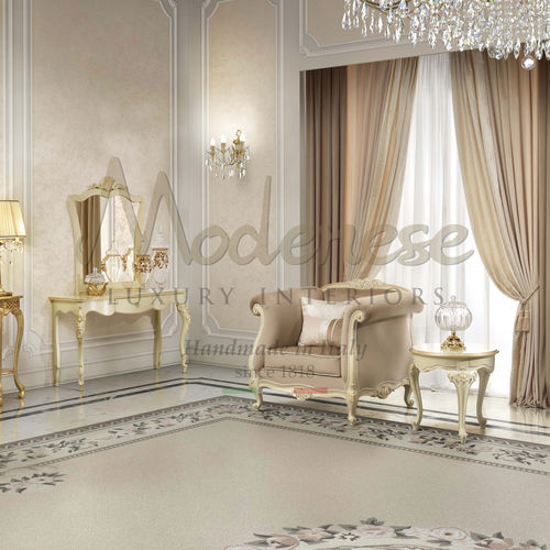传统风格扶手椅 - 17426 - Modenese Luxury Interiors - 布料 / 木质 / 木质