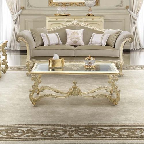 传统风格小圆桌 - 17612 - Modenese Luxury Interiors - 木质 / 玻璃 / 木桌脚