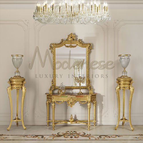 传统风格玄关桌 - 17664 - Modenese Luxury Interiors - 木质 / 大理石 / 木桌脚