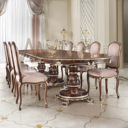 传统风格餐桌 - 17120 - Modenese Luxury Interiors - 木质 / 木桌脚 / 椭圆