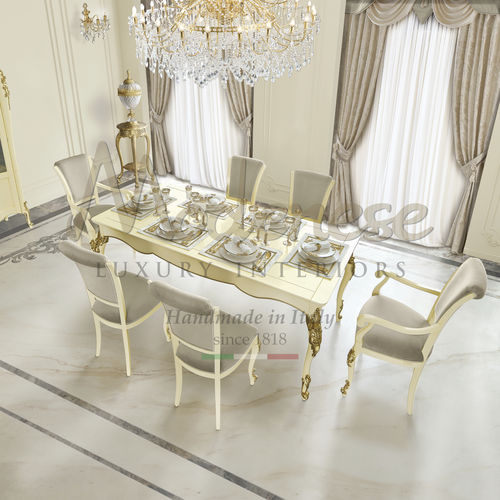 传统风格餐桌 - 17108 - Modenese Luxury Interiors - 木质 / 木桌脚 / 长方形