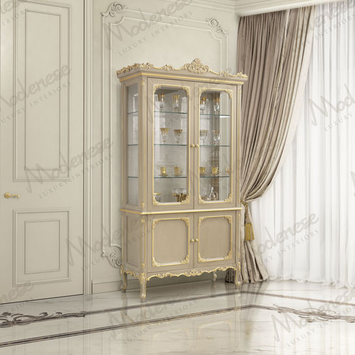 传统风格玻璃柜 - 17112 - Modenese Luxury Interiors - 带脚 / 木质 / 玻璃