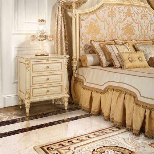 传统风格床头柜 - 17202 - Modenese Luxury Interiors - 木质 / 长方形 / 带抽屉