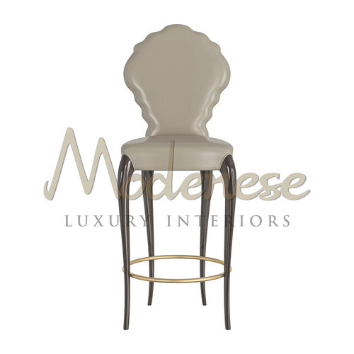 现代风格吧台凳 - 20519 - Modenese Luxury Interiors - 皮质 / 布料 / 山毛榉木桌脚
