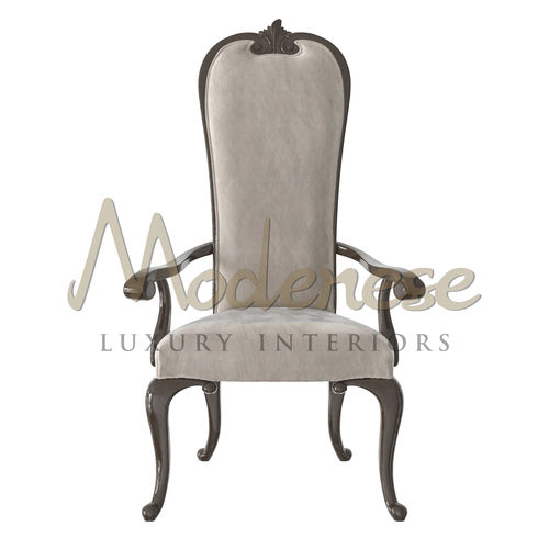 现代扶手椅 - 20503 - Modenese Luxury Interiors - 皮质 / 布料 / 木质