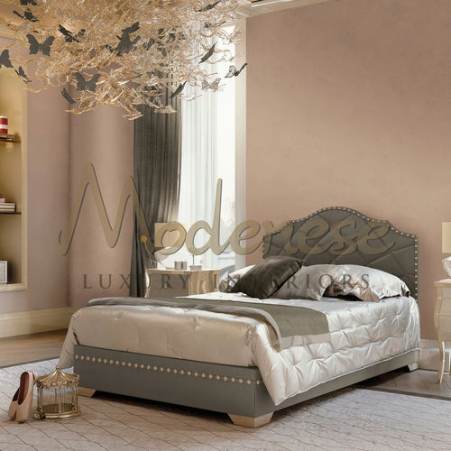 双人床 - 20215 - Modenese Luxury Interiors - 现代风格 / 布艺 / 带软包床头板