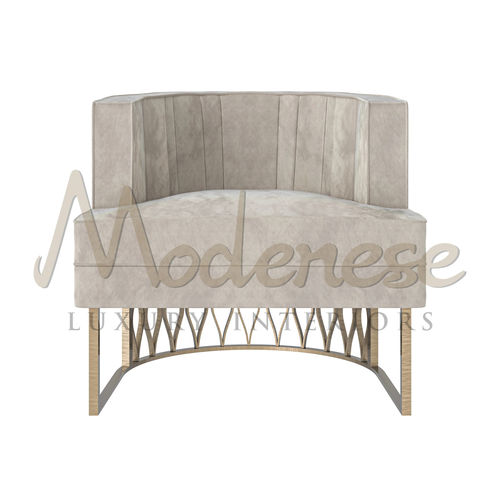 现代风格扶手椅 - 20192 - Modenese Luxury Interiors - 布料 / 青铜 / 布艺